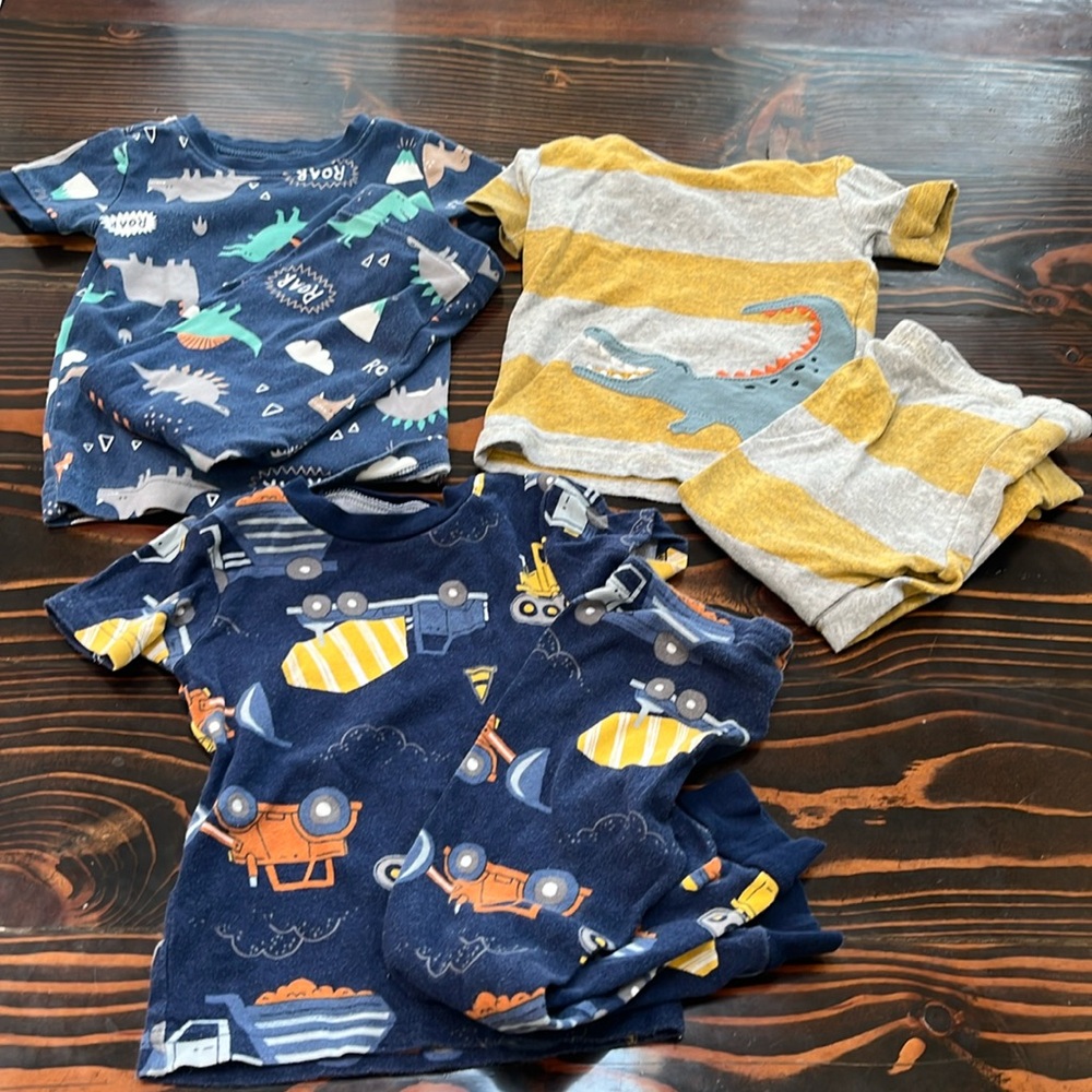 EUC Short-Sleeve Shirt and Pant Sets